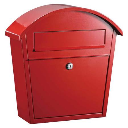 QUALARC Ridgeline locking mailbox in Red color WF-PM16-RD